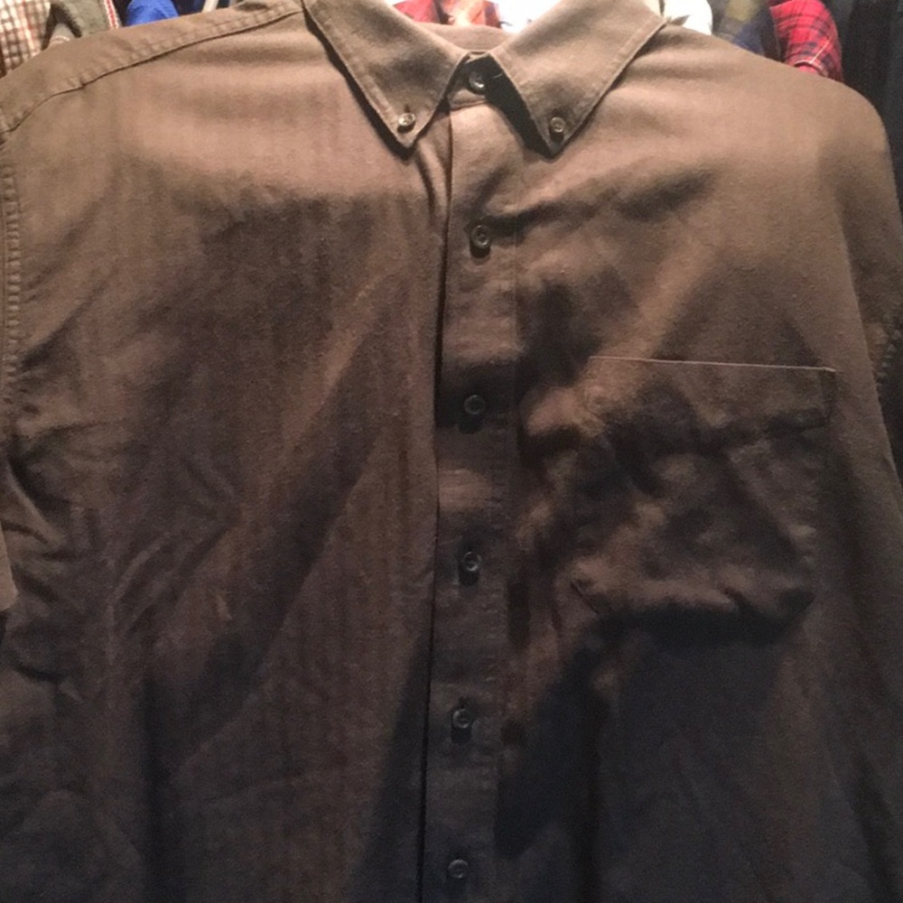 L.L. Bean Herringbone Heavy Cotten Shirt